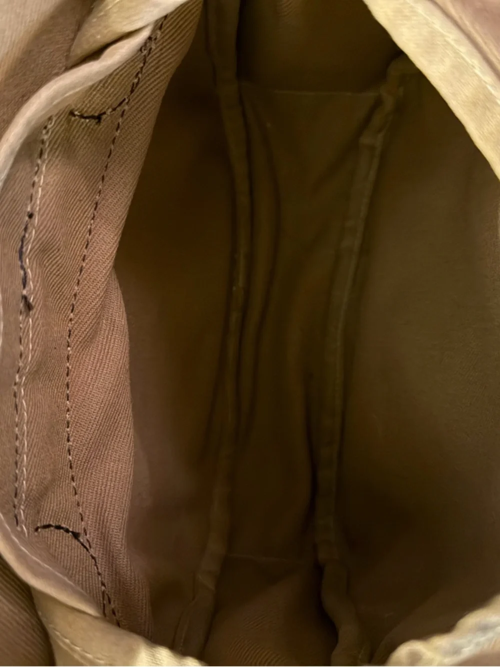 Filson Small Rugged Twill Field Bag Khaki/Leather Made in USA - Picture 13 of 16